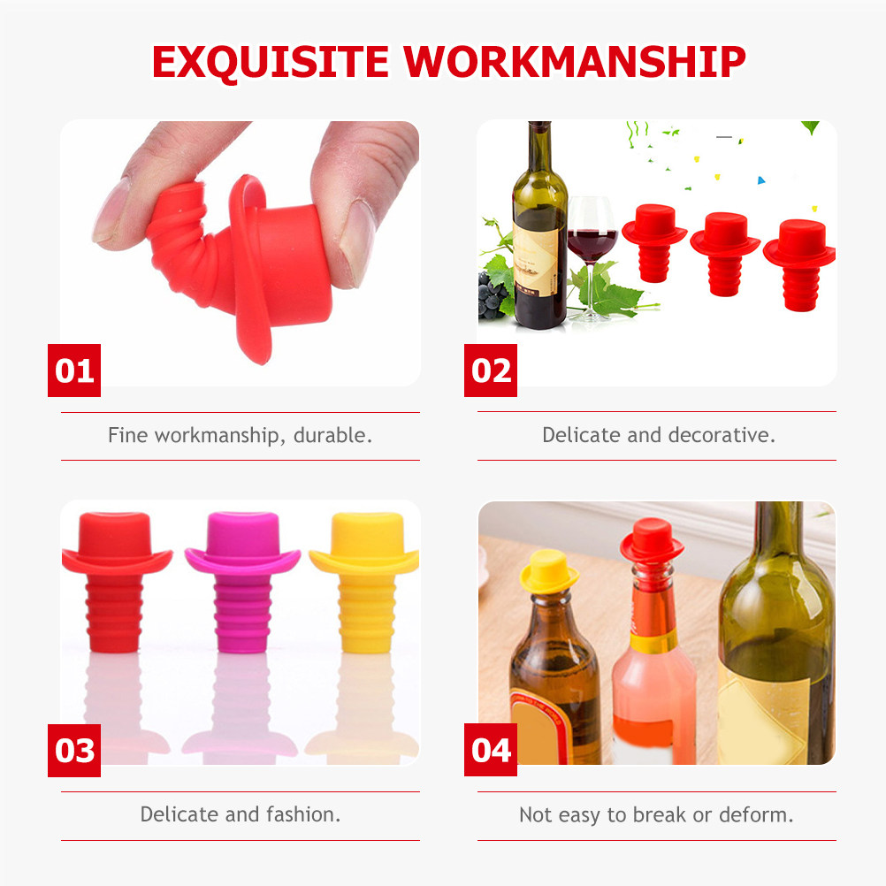 4 Adet Silikon Şarap Şişesi Tı - Wine Beer Hat incelemesi ve fiyatı